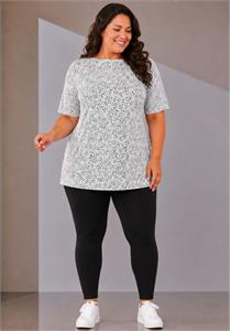 Pure Cotton Animal Print Lounge Pyjama Top